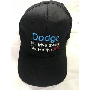 Black Dodge Baseball Cap Hat Cobra Cars You Drive The Rest I’ll Drive The Best